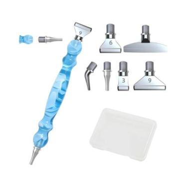 Imagem de Kit De Pincéis Para Pintura Em Diamante 5D Com 6 Pontas Intercambiávei