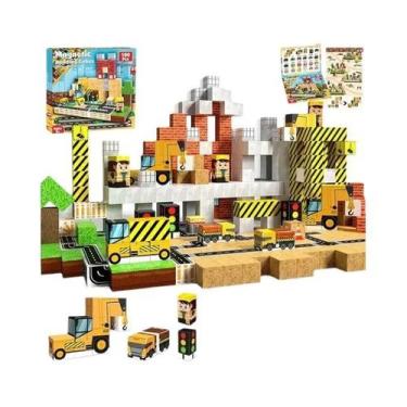 Imagem de Conjunto De Blocos Magnéticos Para Crianças, Mundo Da Mineração, Cubo 