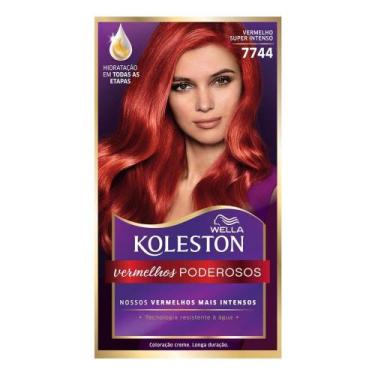 Imagem de Tintura Koleston 7744 Vermelho Super Intenso 55g, Vermelho Super Inten