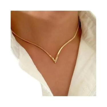 Imagem de Colar Personalizado Feminino Moderno Com Design Simples, Acessório Par