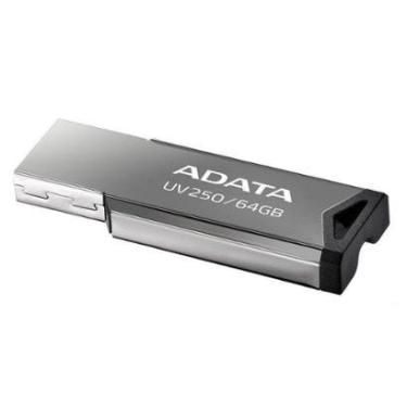 Imagem de Pen Drive 64GB Adata AUV250, USB 2.0, Metal - AUV250-64G-RBK-Unissex