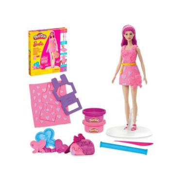 Imagem de Massa de Modelar Play-Doh Barbie Corações e Penteados - Hasbro, Colori