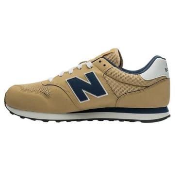 Imagem de Tênis New Balance 500 V2 Masculino Bege Marinho, Bege, 41