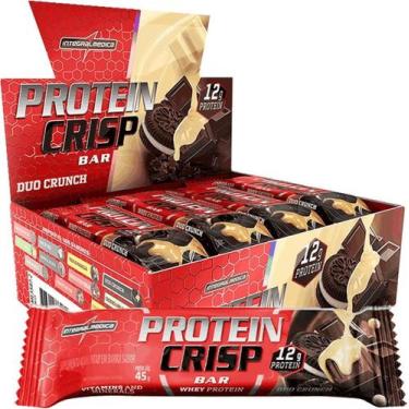 Imagem de Integralmédica Barra de Proteína Crisp 45g Duo Crunch - Snack Pós-Trei