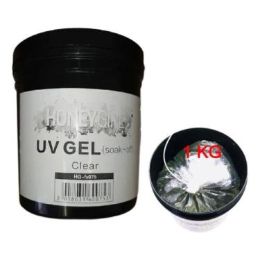 Imagem de Gel Honey Girl Clear Transparente Uv Unha Gel Acrigel 1kg