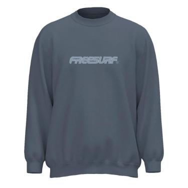 Imagem de Moletom Careca Freesurf Classic Azul-Masculino