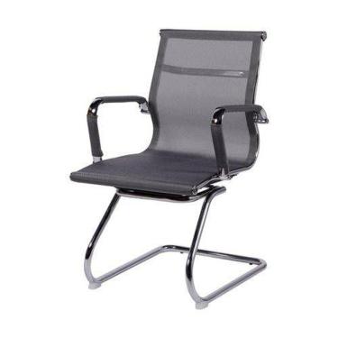 Imagem de Cadeira Base Fixa Tela Eames Cinza