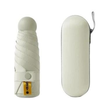 Imagem de Guarda-chuva De Bolso Feminino Anti-UV De Dupla Utilização Com Proteçã