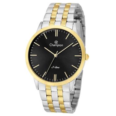 Imagem de Relógio Champion Masculino Ref: Cn21103p Slim Bicolor