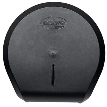 Imagem de Dispenser Porta Papel Higiênico Rolão New Classic Preto - Nobre