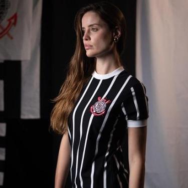 Imagem de Camisa Retrô Corinthians Democracia 1982 Feminina Oficial-Feminino