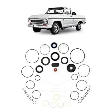 Imagem de Reparo Caixa de Direção Hidráulica Chevrolet Opala A10 C10 D10 Silvera