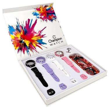 Imagem de Relógio Champion Sports Troca Pulseiras Analógico CP31001J-Feminino