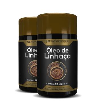 Imagem de 2X OLEO DE LINHAÇA 60CAPS PREMIUM HF SUPLEMENTOS-Unissex