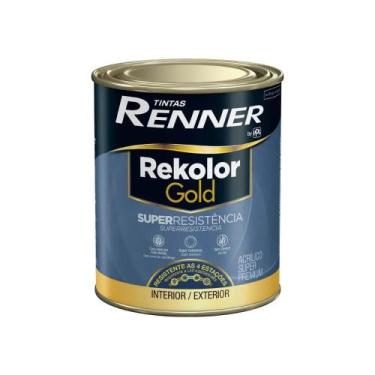Imagem de Tinta Rekolor Gold Acrílico Semibrilho Branco/base Litro 800ml Renner