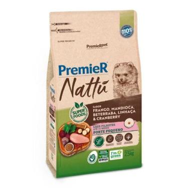 Imagem de PremieR Nattú Frango/Mandioc/Beterraba Cão Filhote Peq 2,5Kg