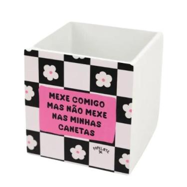 Imagem de Porta Lapis Xadrez Floral Mexe Comigo - Papelote