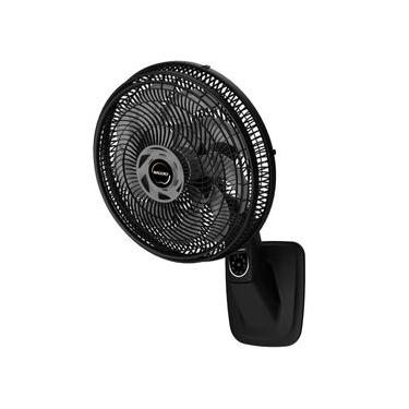 Imagem de Ventilador de Parede Mallory 140W 40cm 15 Pás 3 Velocidades Preto Smart Control 110V