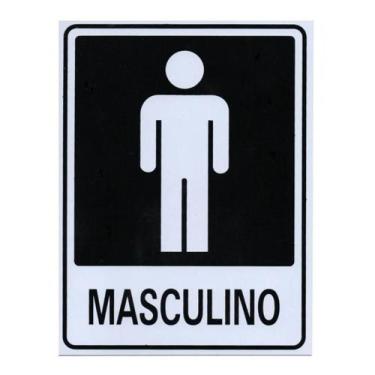 Imagem de Placa sinalização masculino - ACESSO