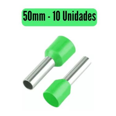 Imagem de Terminal Tubular Ilhós Pré-Isolado Simples 2,5mm à 50mm - CRIMPER, 50m