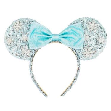 Imagem de Tiara Orelhas Minnie Laço Azul - Disney