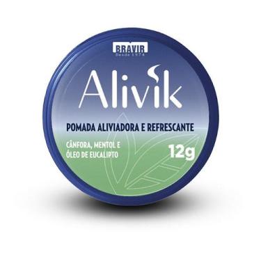 Imagem de Alivik Pomada Refrescante 12g para Alívio - no-brand