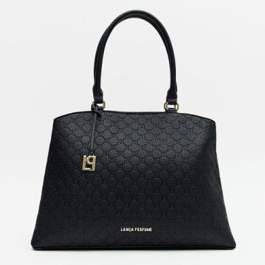 Imagem de Bolsa Shopping Lança Perfume Pingente In26 Preto Feminino, Único, Pret