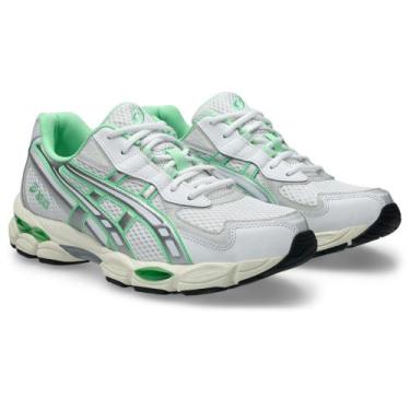 Imagem de Tênis ASICS GEL-NYC 2055 - Unissex - Branco/Verde, 35
