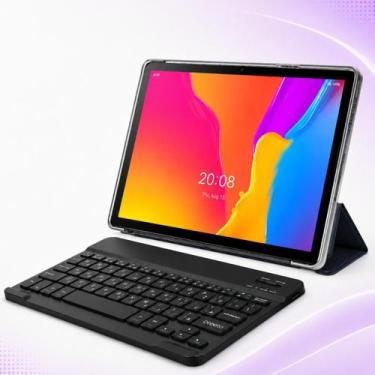 Imagem de Tablet Easytech Tab 12gb 256gb Tela 10,1 com Capa Teclado Sistema Andr