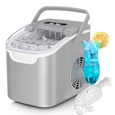 Imagem de Máquina de Gelo Portátil Antarctic Star 26 lb/dia, 2 tamanhos, cinza, 