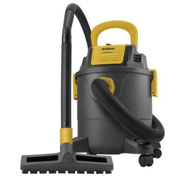 Imagem de Aspirador de Água e Pó Hydrodust Mondial Preto e Amarelo 1400W APT-01-