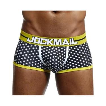 Imagem de Cuecas Boxer Masculinas Sexy De Algodão, Respiráveis E Confortáveis Co