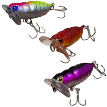 Imagem de Isca Artificial Cigarrinha Inseto cigarra p/ tilapia 3 unid - CMIK, As