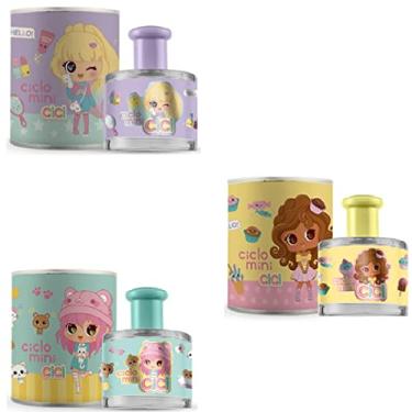 Imagem de Perfume Infantil Cici Bela Zoe Mel Kit 3 Un