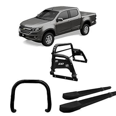 Imagem de Kit Quebra Mato+Santo AnH3+Estr Quadr-S10 12/2020 C/D PRETO