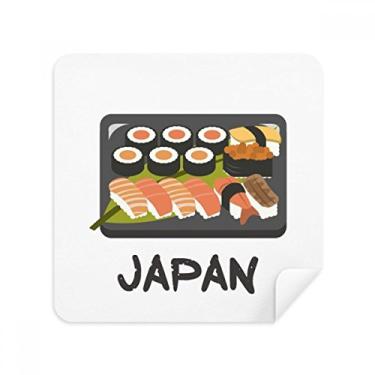 Imagem de Caixa de sushi tradicional japonesa para óculos de limpeza, tecido de camurça, pacote com 2