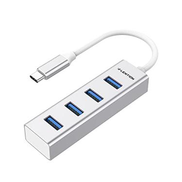 Imagem de LENTION 4-em-1 USB C Hub, 4 USB 3.0 Portas, USB C para USB A Adaptador Multiporta para 2023-2016 MacBook Pro, Mac Air & Surface, iPad Pro, Chromebook, Stable Driver Certificado (CB-C22s, Pratal)