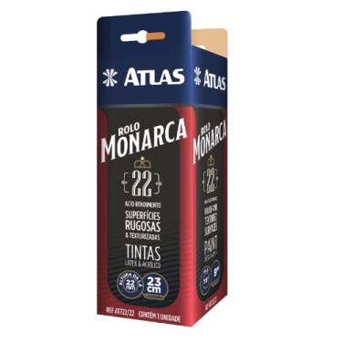 Imagem de Atlas - Rolo de Pintura Monarca de 23cm Lã Sintética com Manta de 22mm.