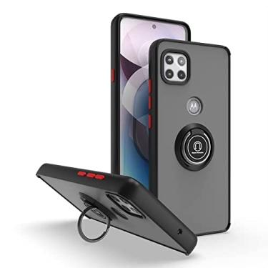 Imagem de YUNCHAO Caixa de telefone Para Motorola One 5G Ace Q Shadow 1 Series TPU + PC Case de telefone com anel capa para celular