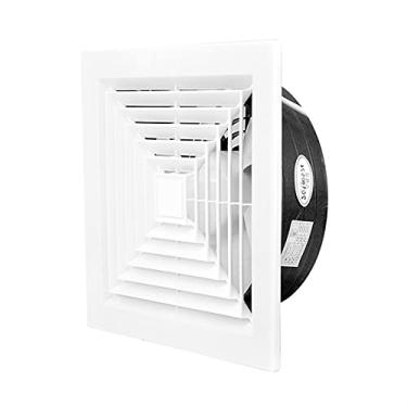 Imagem de Fã exausto 8/10/20 / 12inch poderoso extrator de casa de banho exaustor exaustor ventilador quadrado ventilador com grade para cozinha sanita vitela ventilação fãs Ventiladores de ventilação