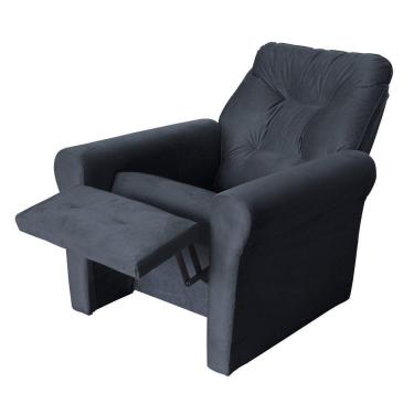 Imagem de Poltrona Reclinável Clio em Veludo com 3 Posições Matrix