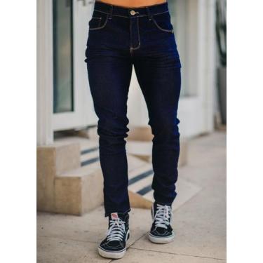Imagem de Calça Jeans Azul Com Elastano - Haddock