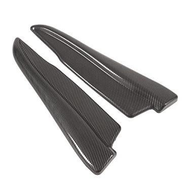 Imagem de Lábio de pára-choques traseiro de fibra de carbono spoiler inferior traseiro para exterior do carro