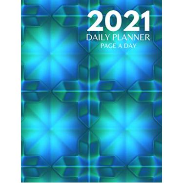 Imagem de Daily Planner 2021 Page a Day: Daily Calendar One Page Per Day 8.5 X 11 , 365 Day Planner , Personal Organizer