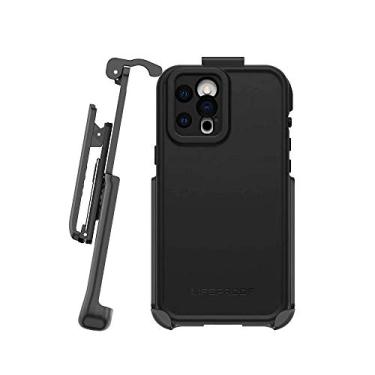 Imagem de BELTRON Clipe de cinto compatível com capa LifeProof FRE Series para iPhone 12 / iPhone 12 Pro (somente coldre, a capa não está incluída)