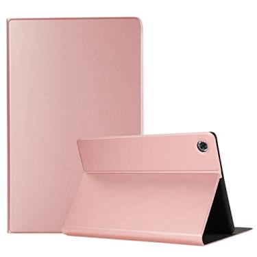 Imagem de Capa ultrafina para Lenovo Tab M10 Plus Capa para tablet de 10,6 polegadas (3ª geração), capa traseira de TPU multi macio hibernar/despertar, capa protetora fina à prova de choque para tablet capa traseira (cor: rosa)