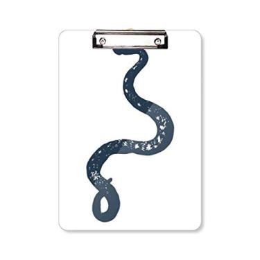 Imagem de DIYthinker Animal Black Snake Esboço Padrão Prancheta Pasta Esboço Placa de Fundo A4