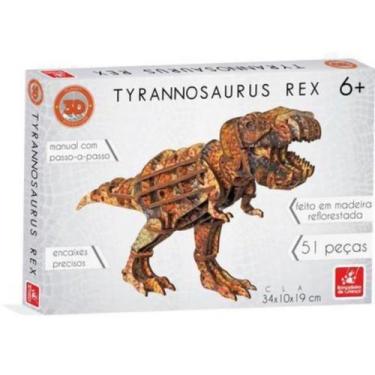 Imagem de Quebra Cabeça Planet Adventure Tyrannossaurus Rex 3D - Brincadeira De