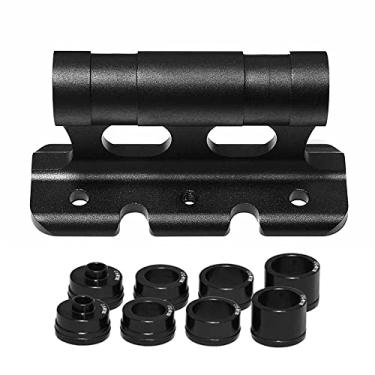 Imagem de Suporte para garfo de bicicleta,Montagem de garfo de bicicleta liberação rápida através de suportes de eixo dianteiro bloco de garfo de carro suportes de rack de teto para 5x100mm 12x100mm 1
