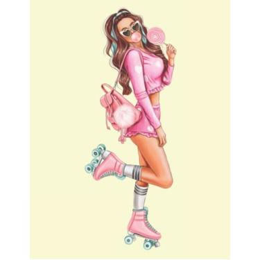 Imagem de Notebook Journal 8.5x11 College Wide Ruled Lined Paper 200 Sheets 400 Pages: A Fabulous gift for Women Girls Ladies Bosses Mentors and Friends